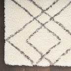Nourison Luxurious Shag Ultra Plush Pile Abstract Geometric Area Rug
