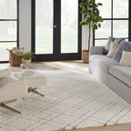 Nourison Luxurious Shag Ultra Plush Pile Abstract Geometric Area Rug
