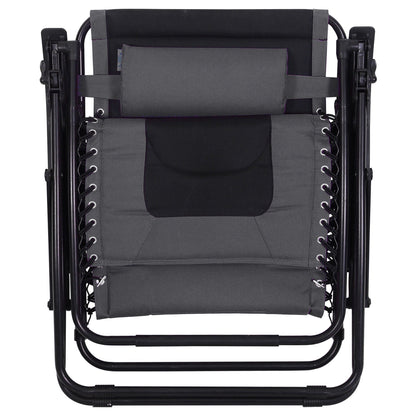 Fauteuil de salon surdimensionné XL rembourré à gravité zéro, accoudoirs larges, inclinable et réglable avec porte-gobelet - N/A