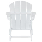 Polytrends Laguna Hdpe All Weather Outdoor Patio Foldable Adirondack Chair With Ottoman (2-Piece Set)
