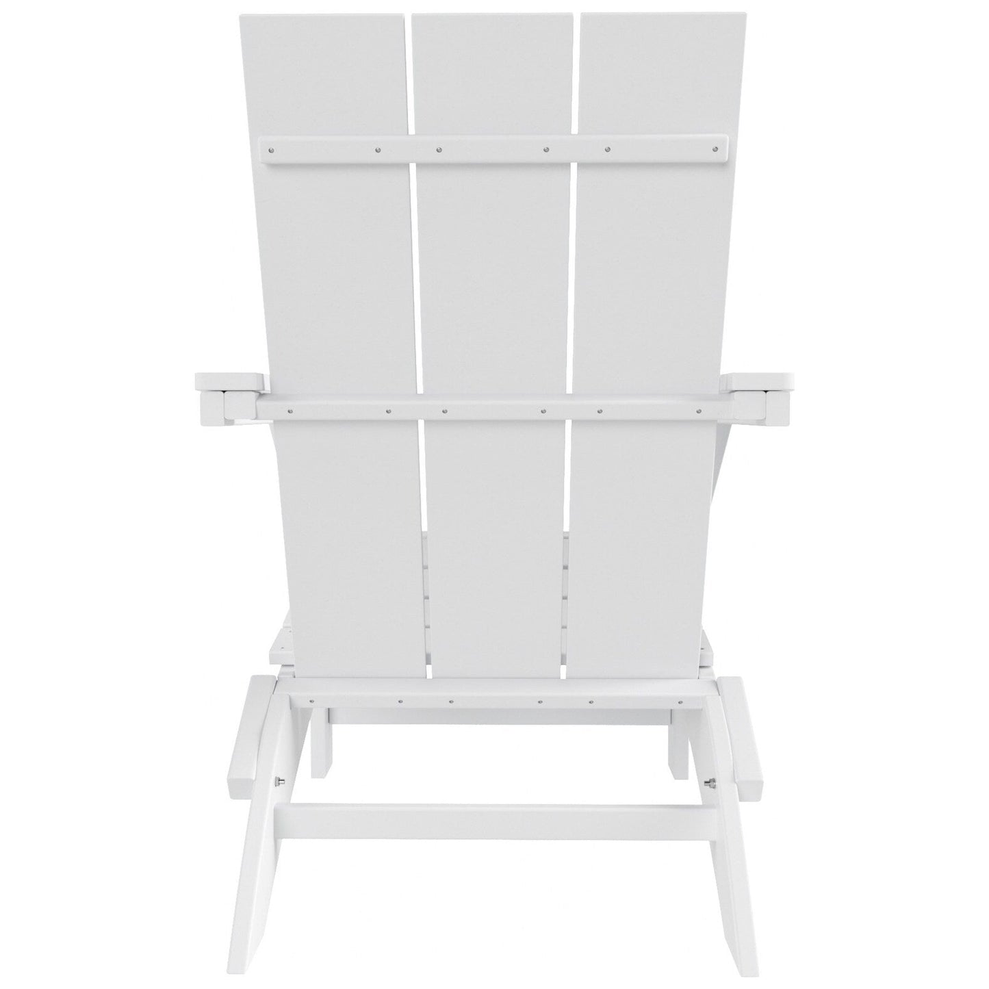 Chaise Adirondack pliante Polytrends Shoreside moderne et écologique, idéale pour les commerces et les résidences, toutes saisons