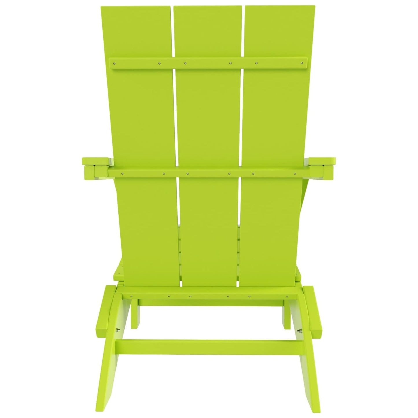 Chaise Adirondack pliante Polytrends Shoreside moderne et écologique, idéale pour les commerces et les résidences, toutes saisons