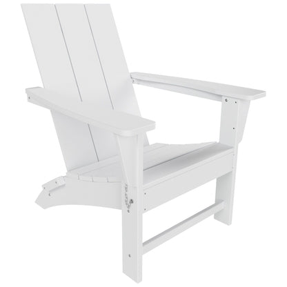 Chaise Adirondack pliante Polytrends Shoreside moderne et écologique, idéale pour les commerces et les résidences, toutes saisons