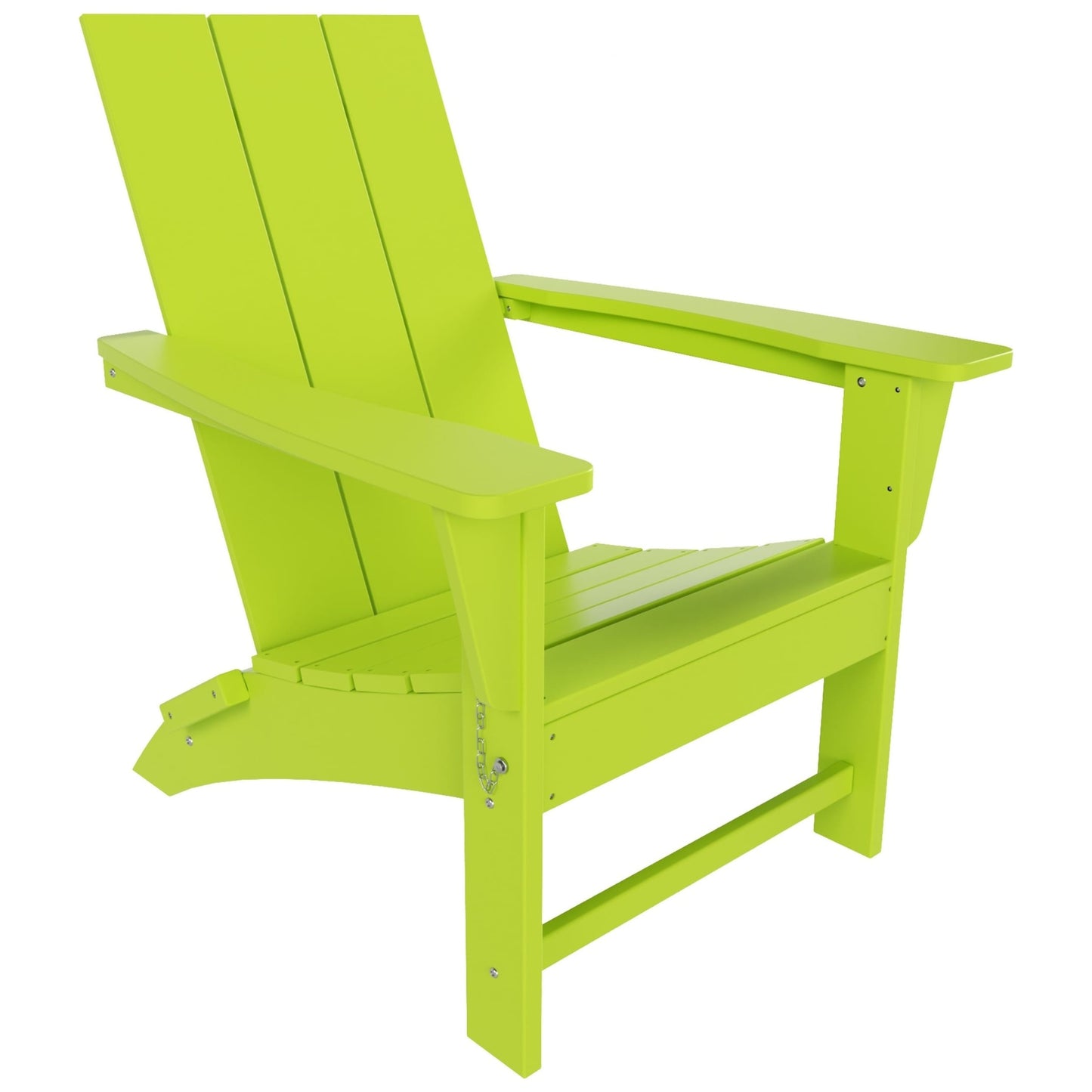Chaise Adirondack pliante Polytrends Shoreside moderne et écologique, idéale pour les commerces et les résidences, toutes saisons