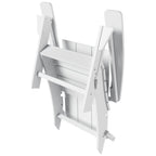 Polytrends Shoreside Modern Eco-Friendly All Weather Commercial-Residential Folding Adirondack Chair