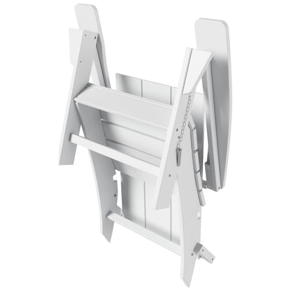 Chaise Adirondack pliante Polytrends Shoreside moderne et écologique, idéale pour les commerces et les résidences, toutes saisons
