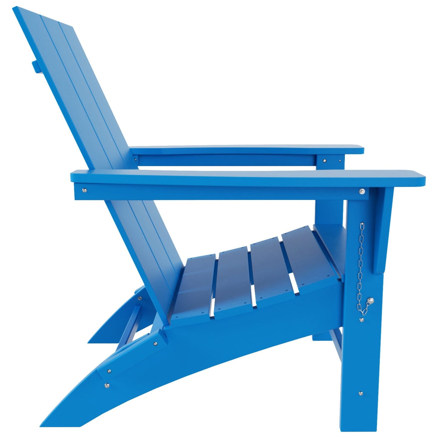 Chaise Adirondack pliante Polytrends Shoreside moderne et écologique, idéale pour les commerces et les résidences, toutes saisons