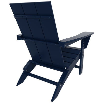 Chaise Adirondack pliante Polytrends Shoreside moderne et écologique, idéale pour les commerces et les résidences, toutes saisons