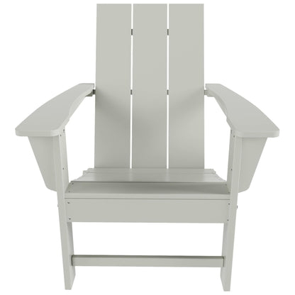 Chaise Adirondack pliante Polytrends Shoreside moderne et écologique, idéale pour les commerces et les résidences, toutes saisons
