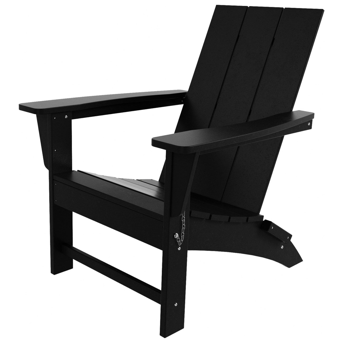 Chaise Adirondack pliante Polytrends Shoreside moderne et écologique, idéale pour les commerces et les résidences, toutes saisons