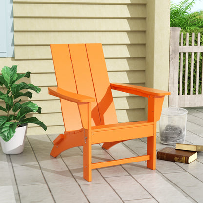 Chaise Adirondack pliante Polytrends Shoreside moderne et écologique, idéale pour les commerces et les résidences, toutes saisons