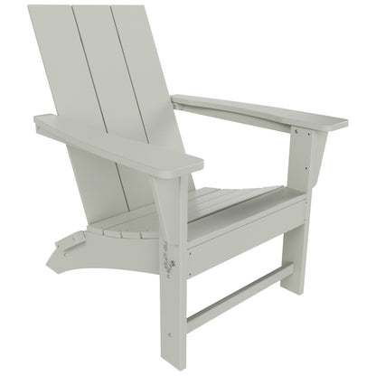 Chaise Adirondack pliante Polytrends Shoreside moderne et écologique, idéale pour les commerces et les résidences, toutes saisons