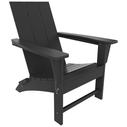Chaise Adirondack pliante Polytrends Shoreside moderne et écologique, idéale pour les commerces et les résidences, toutes saisons