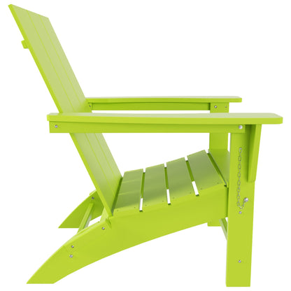 Chaise Adirondack pliante Polytrends Shoreside moderne et écologique, idéale pour les commerces et les résidences, toutes saisons