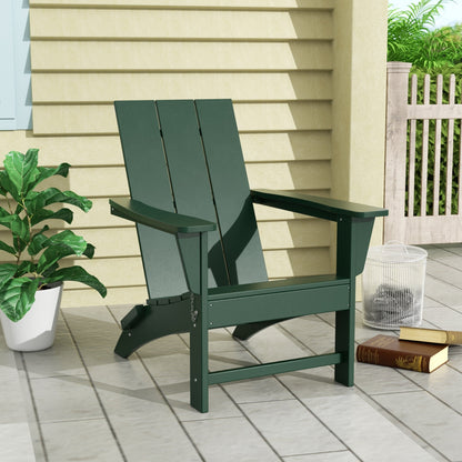 Chaise Adirondack pliante Polytrends Shoreside moderne et écologique, idéale pour les commerces et les résidences, toutes saisons