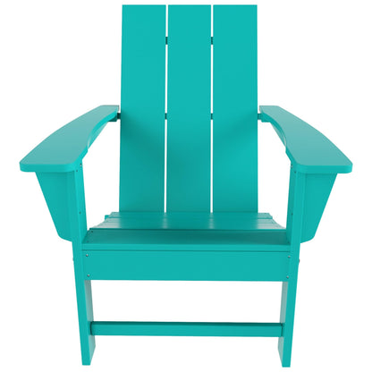 Chaise Adirondack pliante Polytrends Shoreside moderne et écologique, idéale pour les commerces et les résidences, toutes saisons