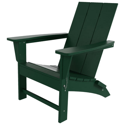 Chaise Adirondack pliante Polytrends Shoreside moderne et écologique, idéale pour les commerces et les résidences, toutes saisons