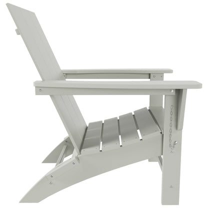Chaise Adirondack pliante Polytrends Shoreside moderne et écologique, idéale pour les commerces et les résidences, toutes saisons