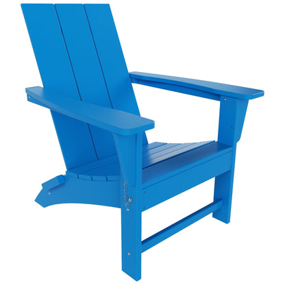 Chaise Adirondack pliante Polytrends Shoreside moderne et écologique, idéale pour les commerces et les résidences, toutes saisons
