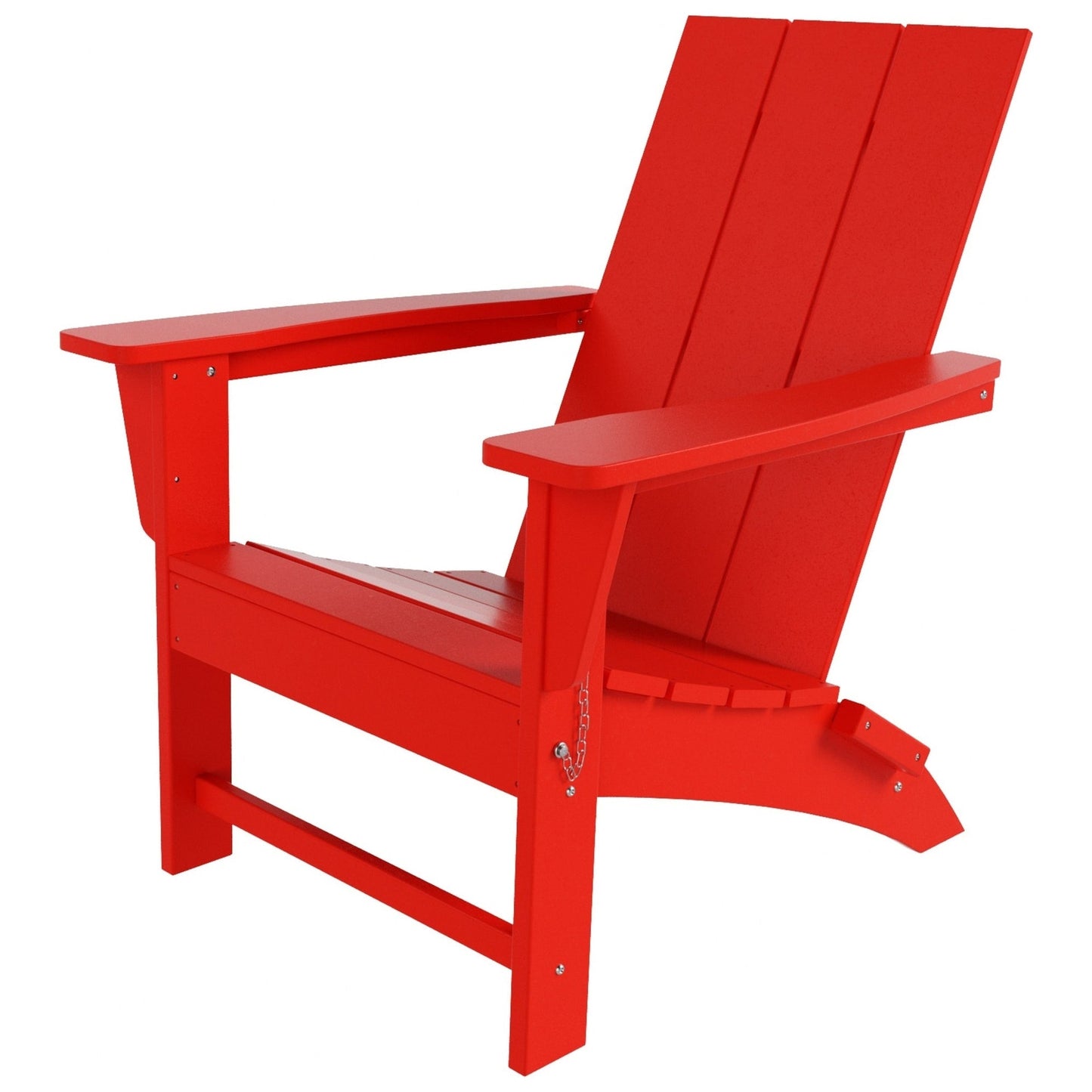 Chaise Adirondack pliante Polytrends Shoreside moderne et écologique, idéale pour les commerces et les résidences, toutes saisons