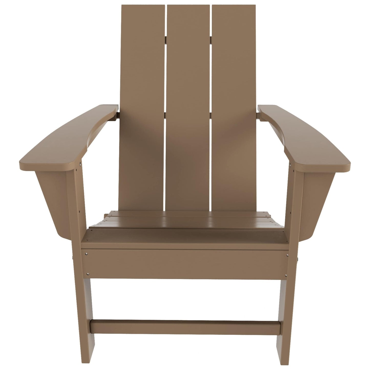 Chaise Adirondack pliante Polytrends Shoreside moderne et écologique, idéale pour les commerces et les résidences, toutes saisons