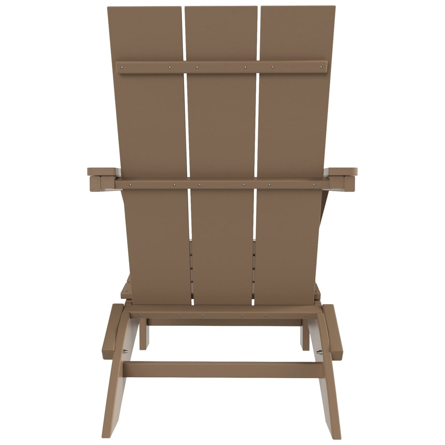 Chaise Adirondack pliante Polytrends Shoreside moderne et écologique, idéale pour les commerces et les résidences, toutes saisons