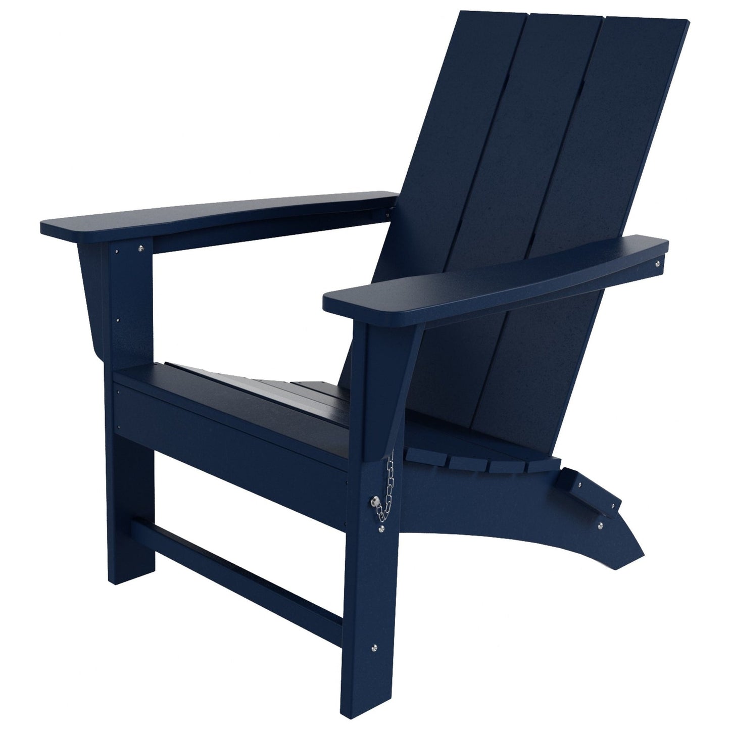 Chaise Adirondack pliante Polytrends Shoreside moderne et écologique, idéale pour les commerces et les résidences, toutes saisons