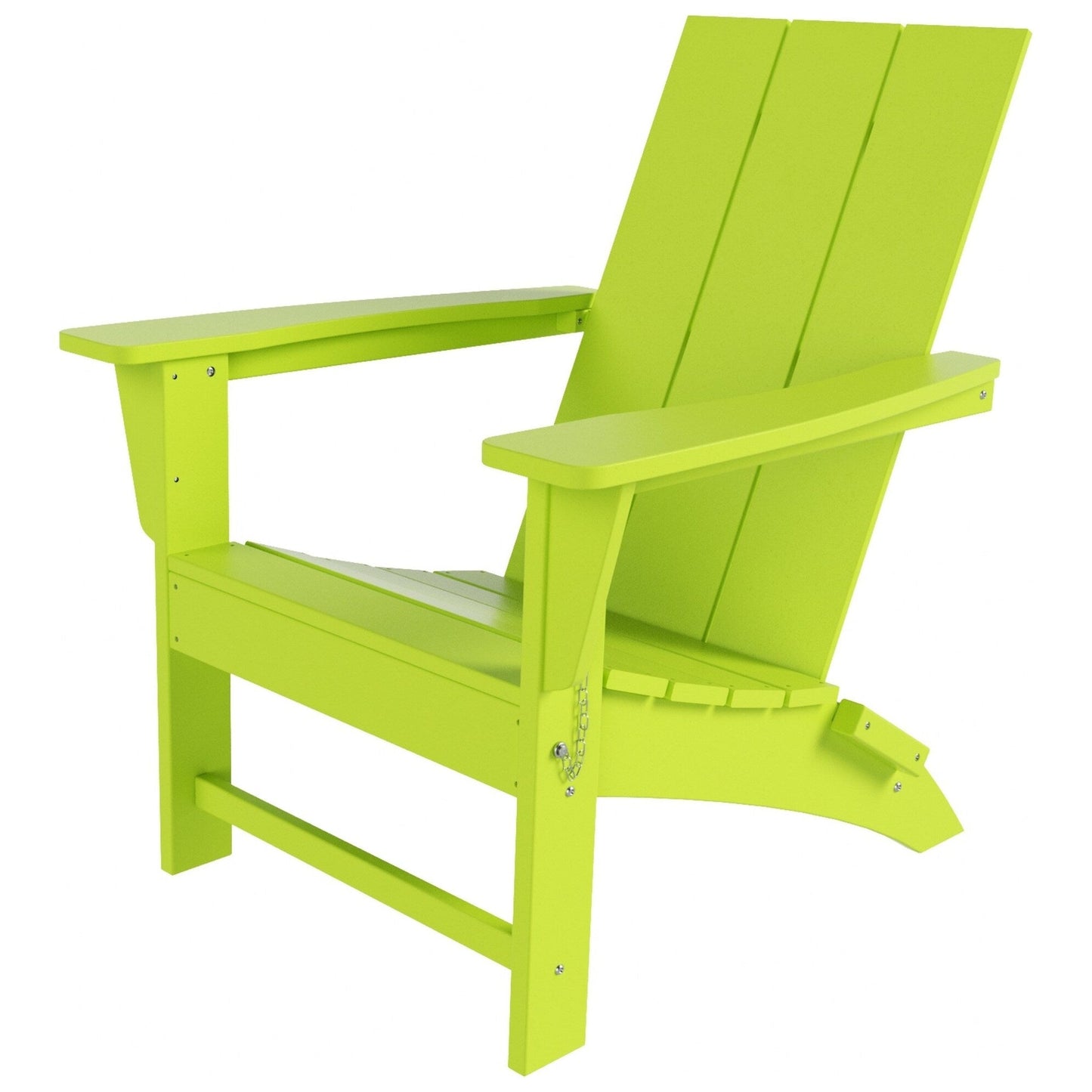 Chaise Adirondack pliante Polytrends Shoreside moderne et écologique, idéale pour les commerces et les résidences, toutes saisons