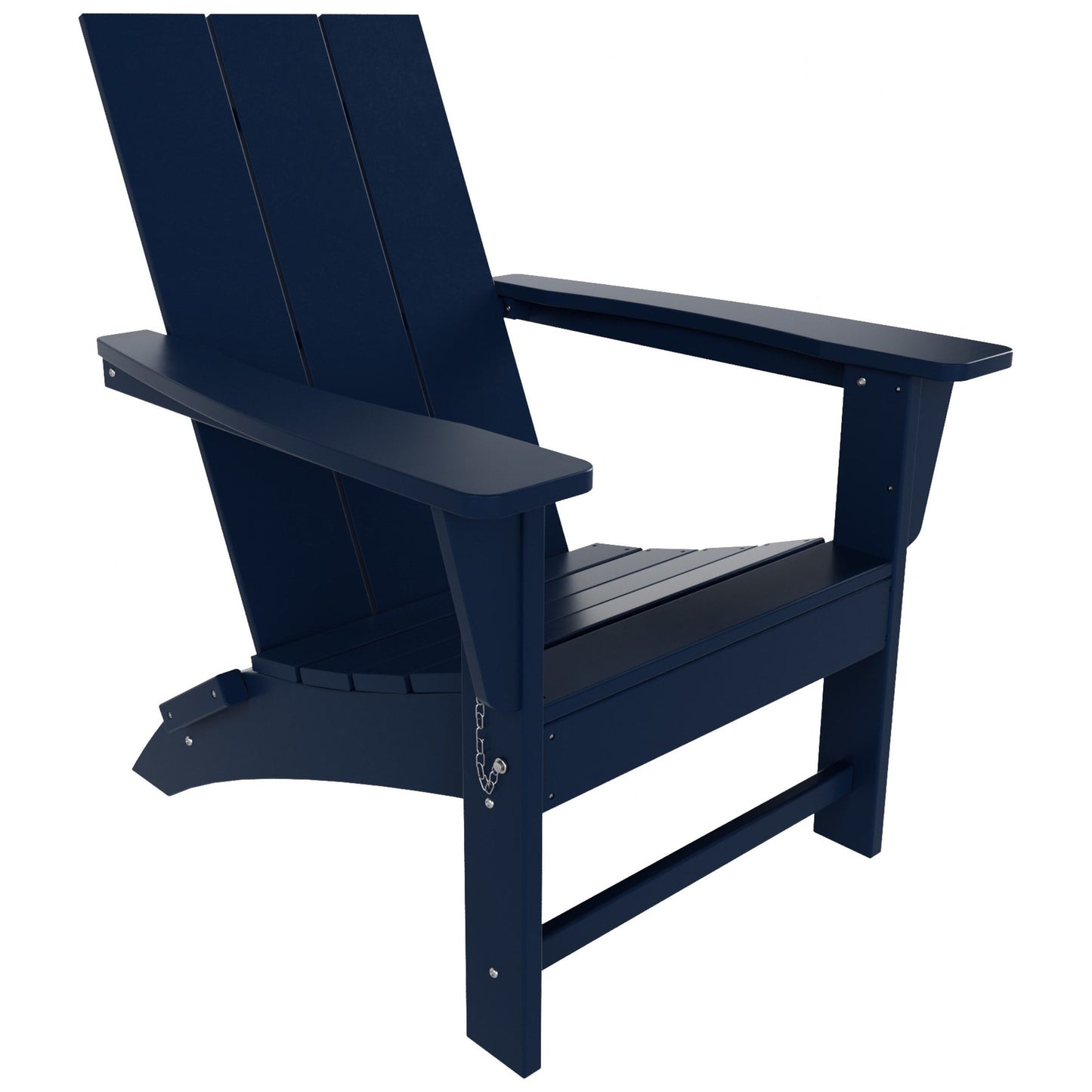 Chaise Adirondack pliante Polytrends Shoreside moderne et écologique, idéale pour les commerces et les résidences, toutes saisons