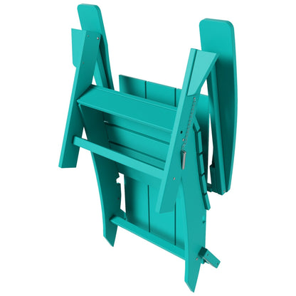 Chaise Adirondack pliante Polytrends Shoreside moderne et écologique, idéale pour les commerces et les résidences, toutes saisons