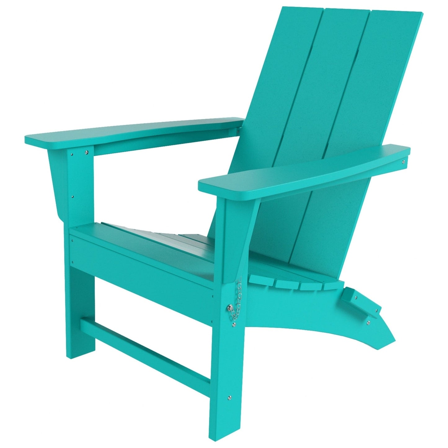 Chaise Adirondack pliante Polytrends Shoreside moderne et écologique, idéale pour les commerces et les résidences, toutes saisons