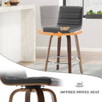 26/29 Faux Leather Swivel Bar/Counter Stools, Set of 2/3
