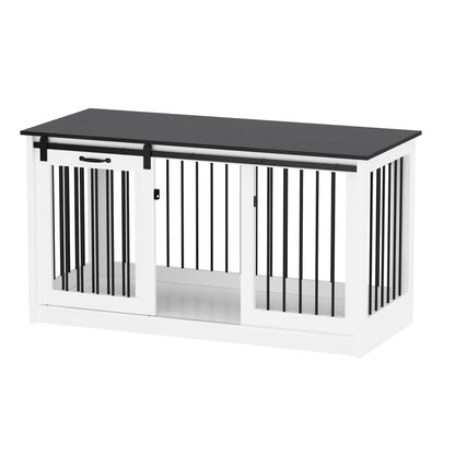 Cage pour chien élégante et robuste avec renfort en tube de fer