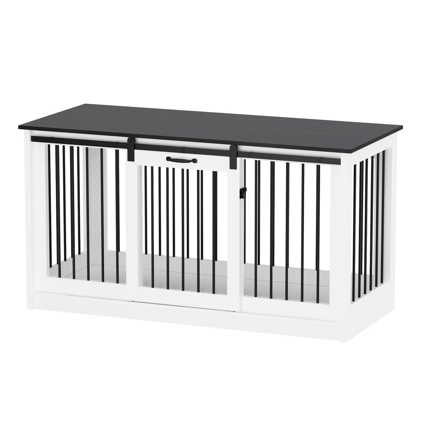 Cage pour chien élégante et robuste avec renfort en tube de fer
