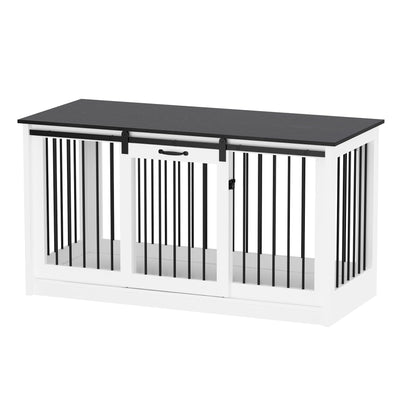 Cage pour chien élégante et robuste avec renfort en tube de fer