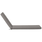 Polytrends Fading Free All Weather Outdoor Patio Chaise Lounge Cushions - (Set of 2)