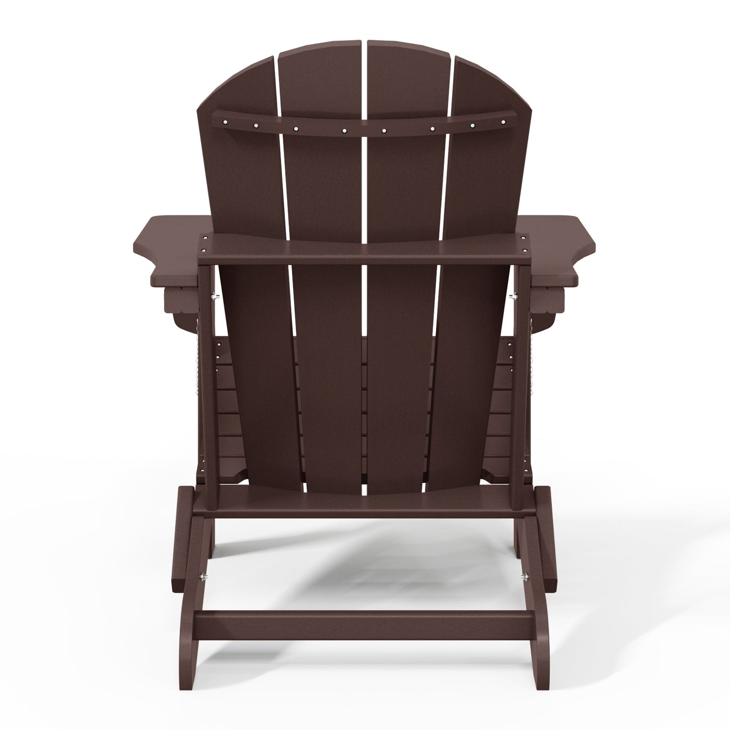 Chaise pliante Adirondack Polytrends Laguna résistante à la décoloration et aux intempéries pour patio extérieur