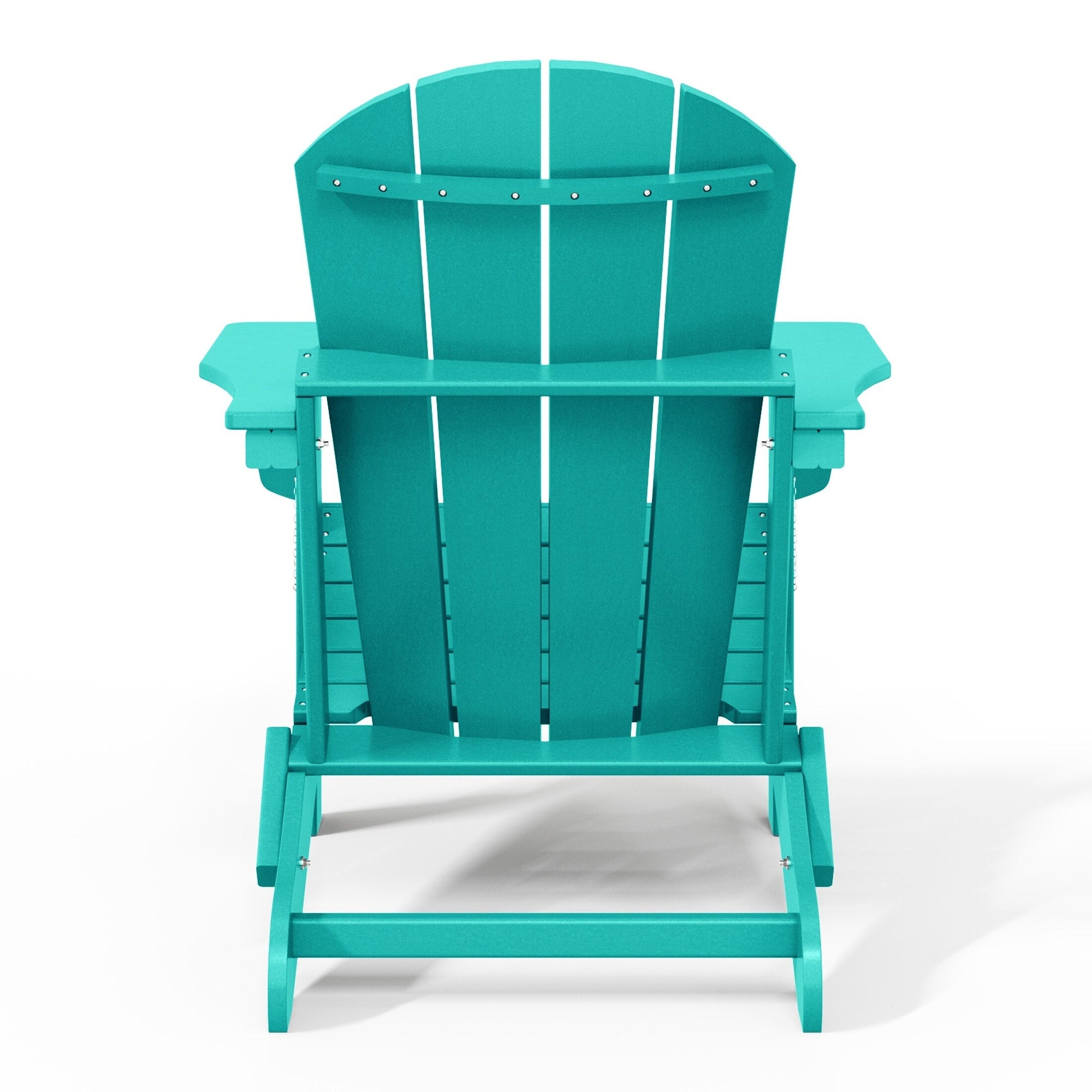 Polytrends Laguna Weather Resistant Outdoor Patio Folding Adirondack Chairs (Set of 2)