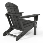 Polytrends Laguna Weather Resistant Outdoor Patio Folding Adirondack Chairs (Set of 2)
