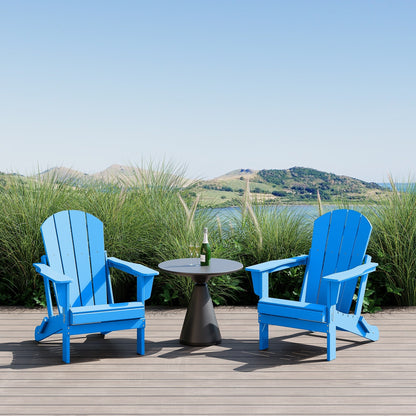 Chaises pliantes Adirondack Polytrends Laguna résistantes aux intempéries (lot de 2)
