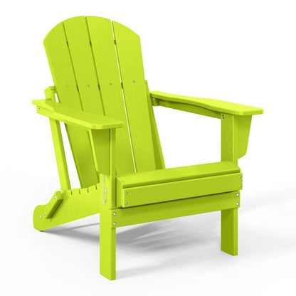 Chaises pliantes Adirondack Polytrends Laguna résistantes aux intempéries (lot de 2)