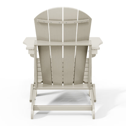Chaises pliantes Adirondack Polytrends Laguna résistantes aux intempéries (lot de 4)