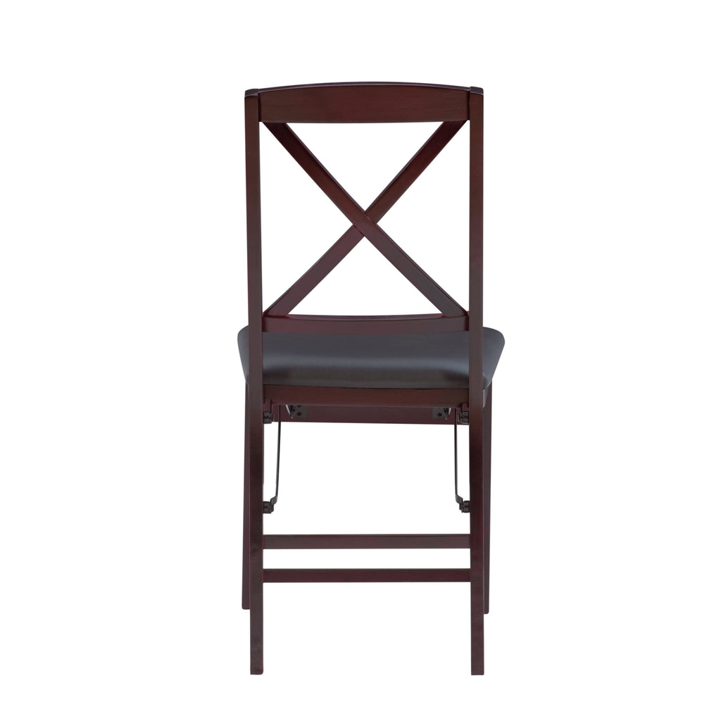 Porch & Den Espresso Folding Chair (Set of 2)
