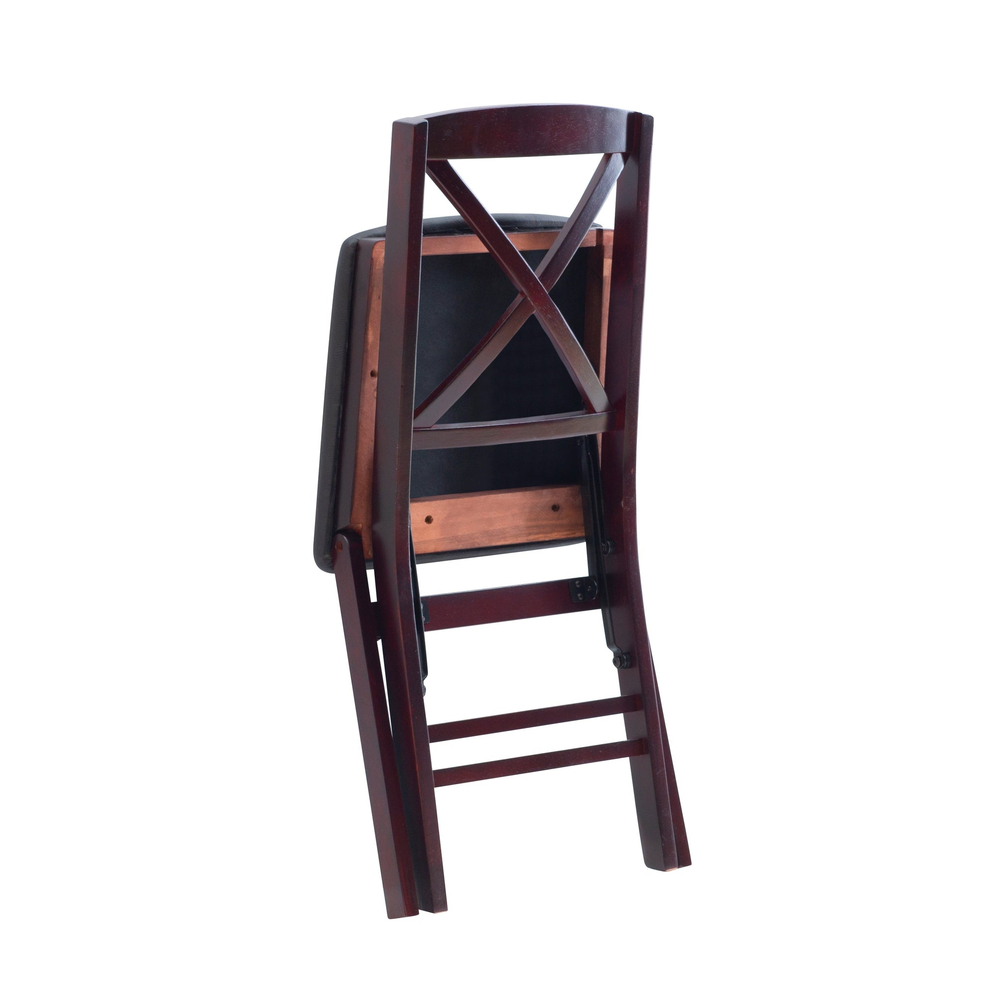Porch & Den Espresso Folding Chair (Set of 2)