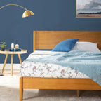 Priage by ZINUS Mid Century Wood Platform Bed Frame