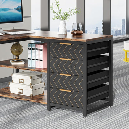 Bureau d'ordinateur réversible en forme de L, table d'écriture robuste, poste de travail