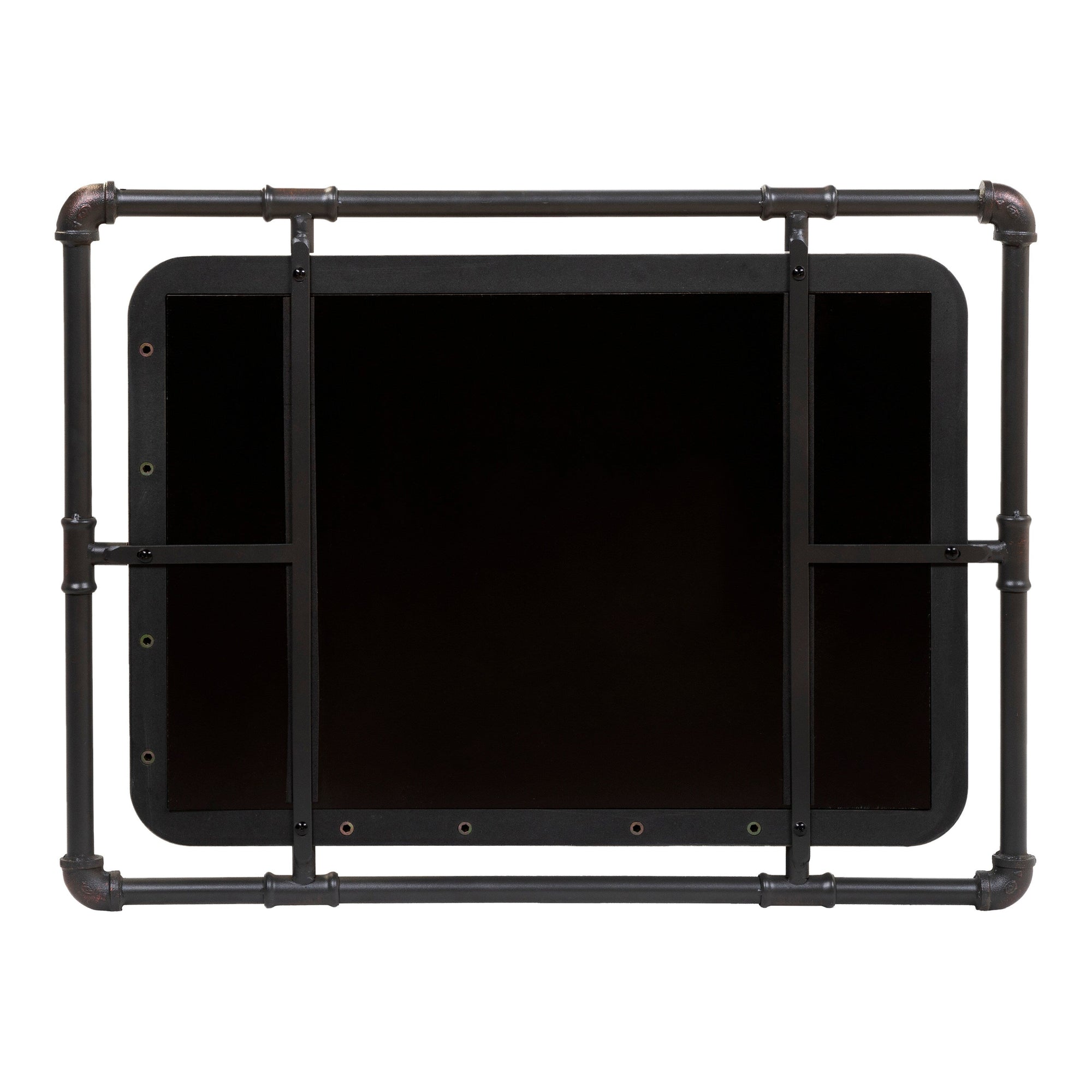 Revo Industrial 31-inch Metal Floating Wall Mirror by Furniture of America