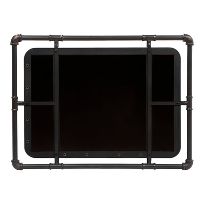 Miroir mural flottant en métal Revo Industrial de 31 pouces par Furniture of America