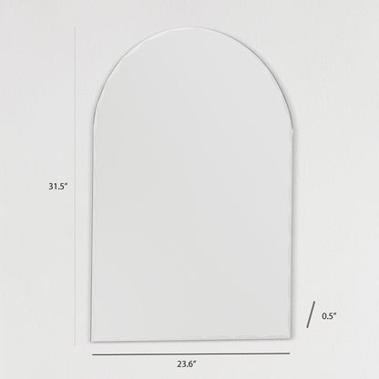 Miroir de salle de bain moderne sans cadre Rita Arch