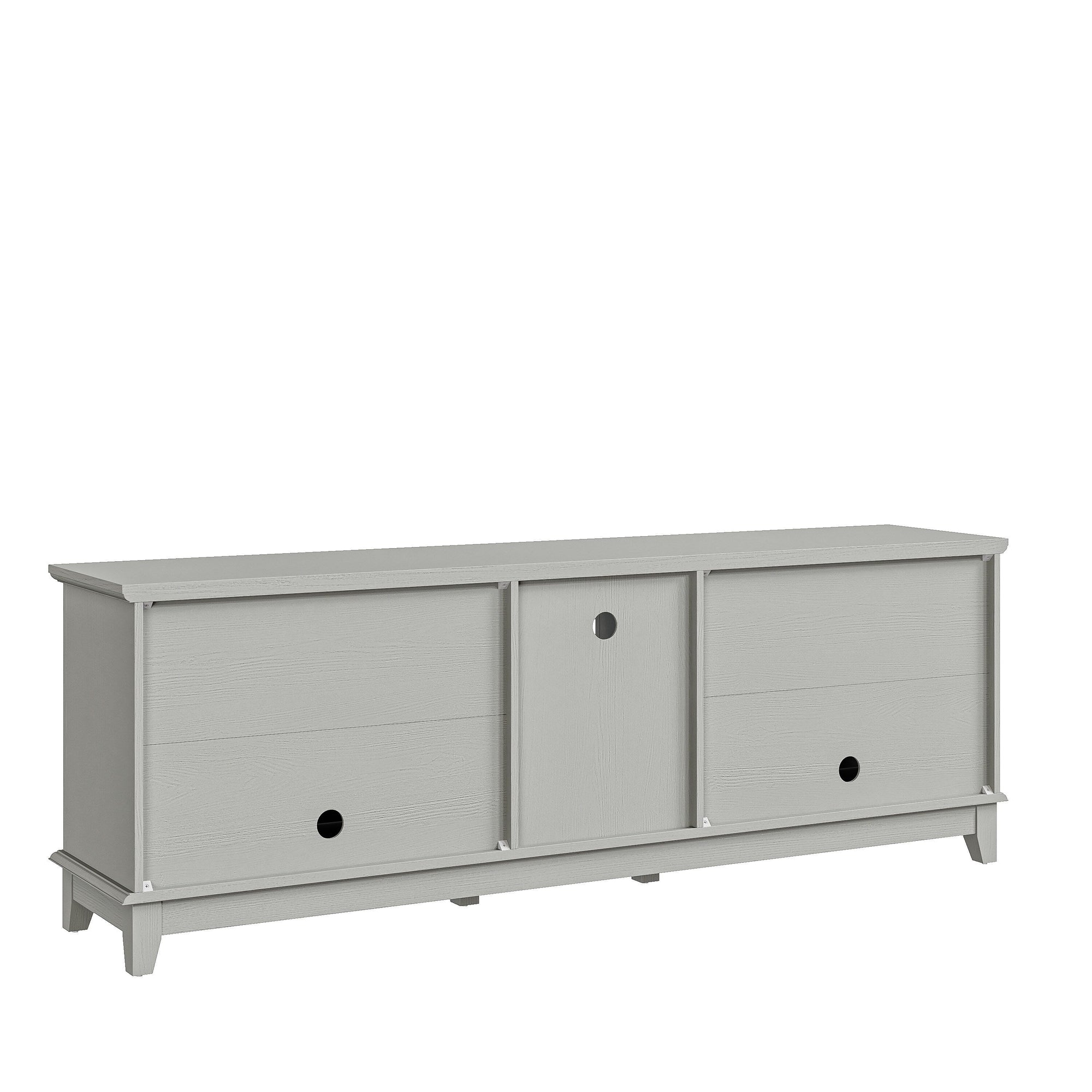 Rustic 72-Inch TV Stand with Adjustable Shelves, Hidden Storage - 72 in Width